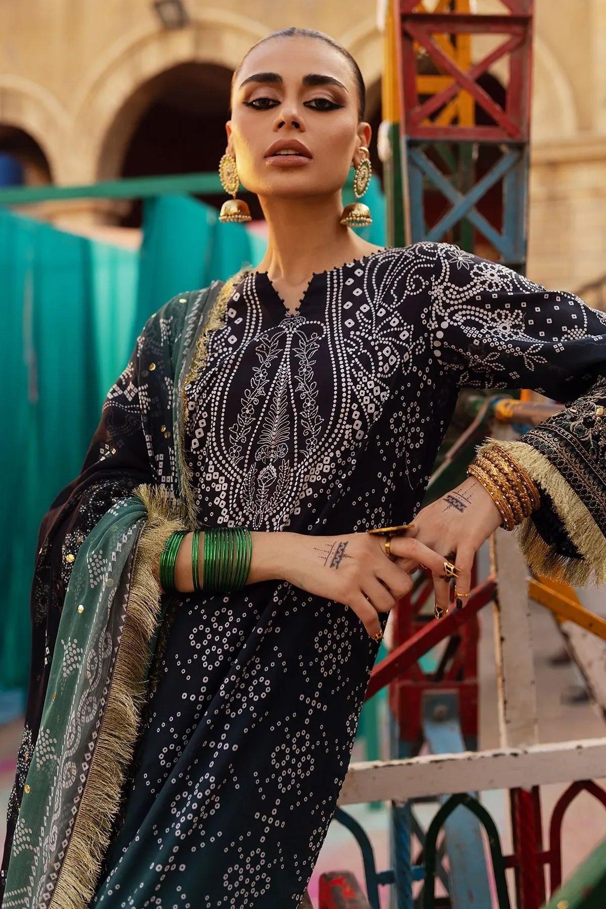 Nureh | Bazaar Lawn | NS-129 - Rang-e-Khaas