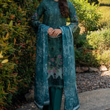 Afrozeh | Damask The Holiday Edit '25 - Lawn | Opaline A