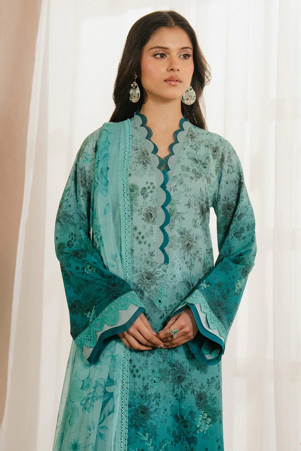 Ayzel | Armelia Printed Lawn 25 | Esmera - Rang-e-Khaas