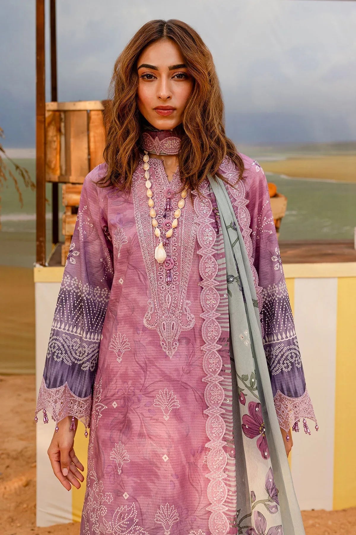 Nureh | Gardenia Lawn 25 | NSG-180 - Rang-e-Khaas