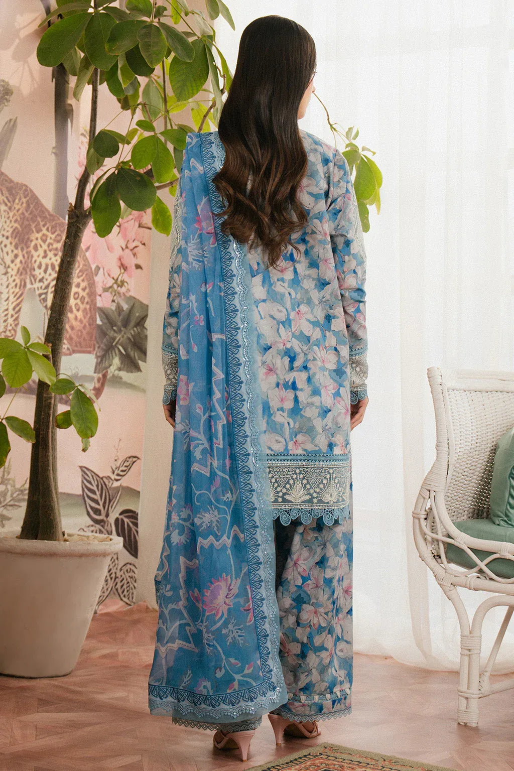 Ayzel | Armelia Printed Lawn 25 | Scilla - Rang-e-Khaas