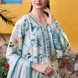Farasha | Printed Essentials | Aqua Sparkle