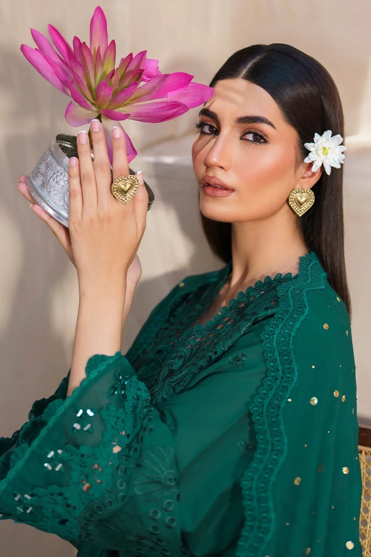 Nureh | Bazaar Lawn | NS-135 - Rang-e-Khaas