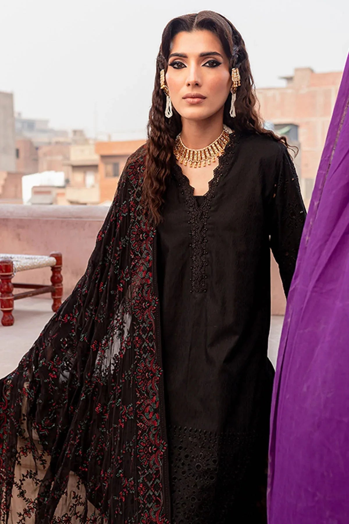 Nureh | Lawn Jacquard | NS-80 - Rang-e-Khaas
