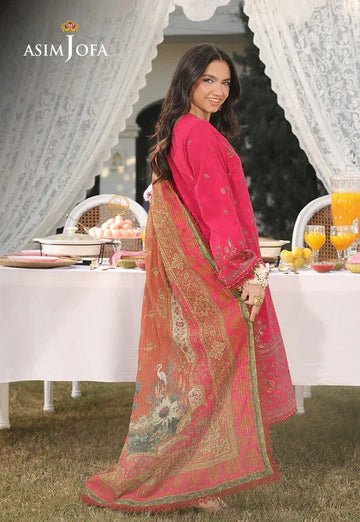 Asim Jofa | Summer Rhapsody | AJUBU-06 Embroidered Jacquard - Rang-e-Khaas