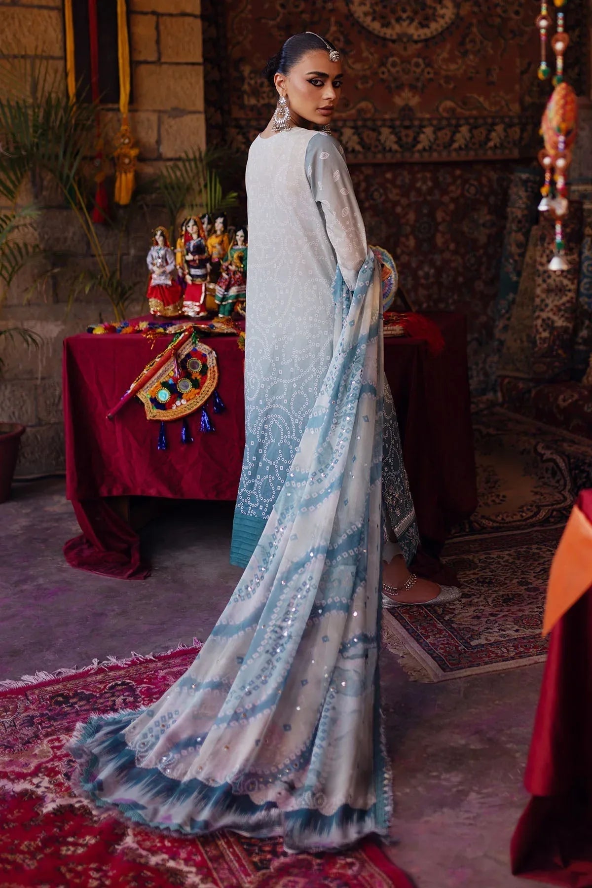Nureh | Bazaar Lawn | NS-130 - Rang-e-Khaas