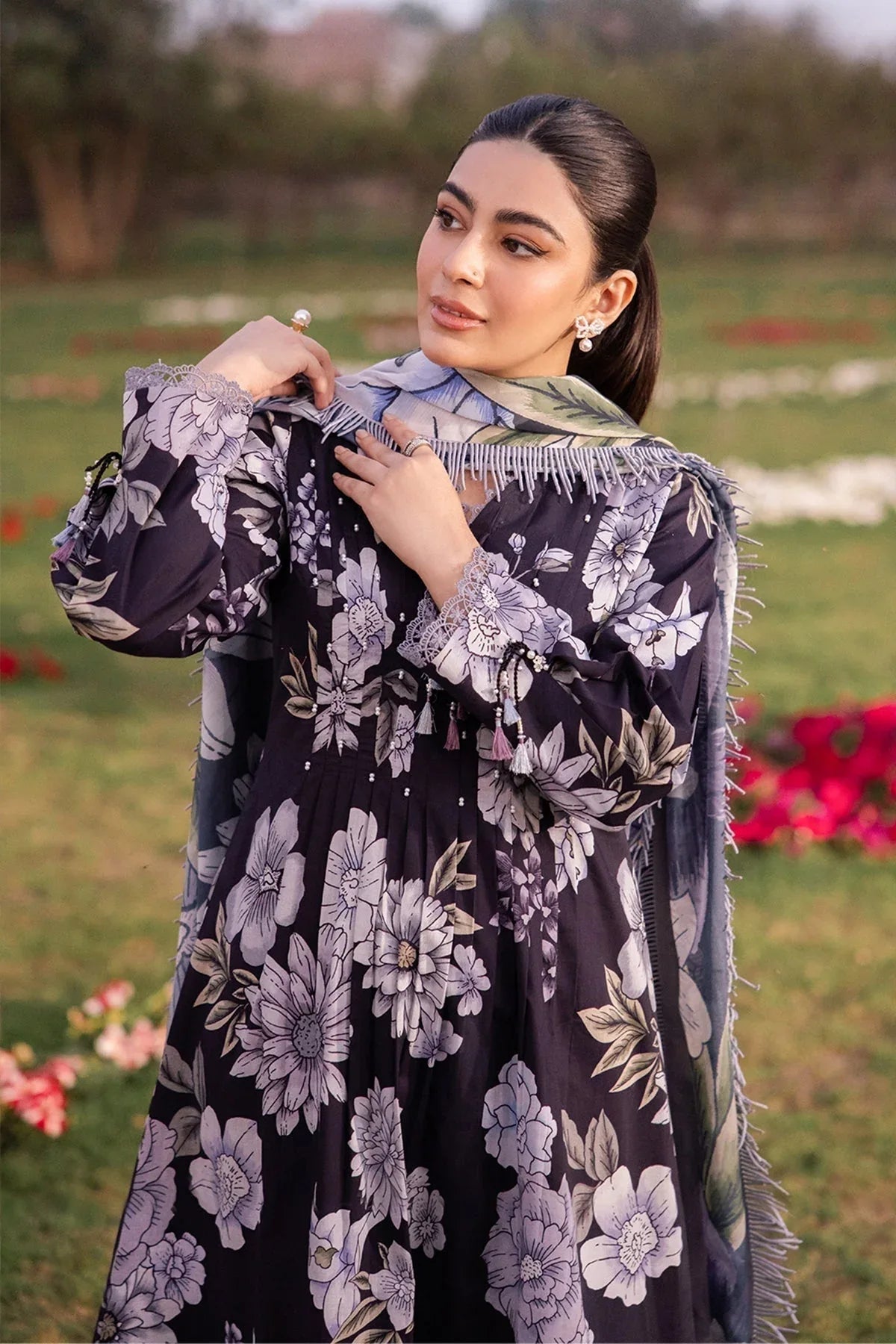 Alizeh | Sheen Lawn Prints 24 | CALLA - Rang-e-Khaas