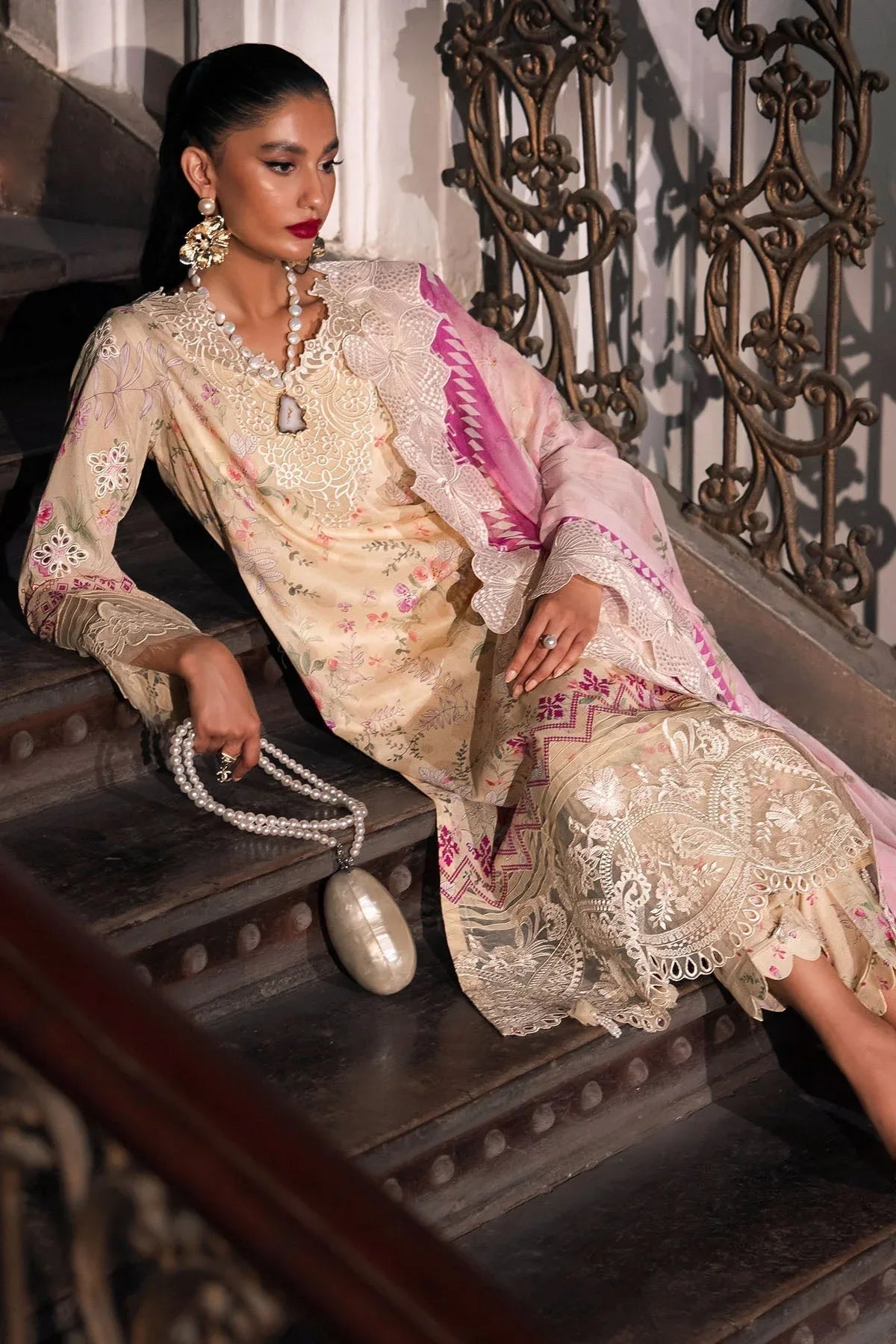 Nureh | Glam Girl Lawn | GL-14 - Rang-e-Khaas