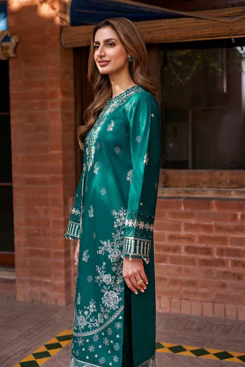 Farasha | Kaavish Lawn 24 | TEAL GARLAND - Rang-e-Khaas