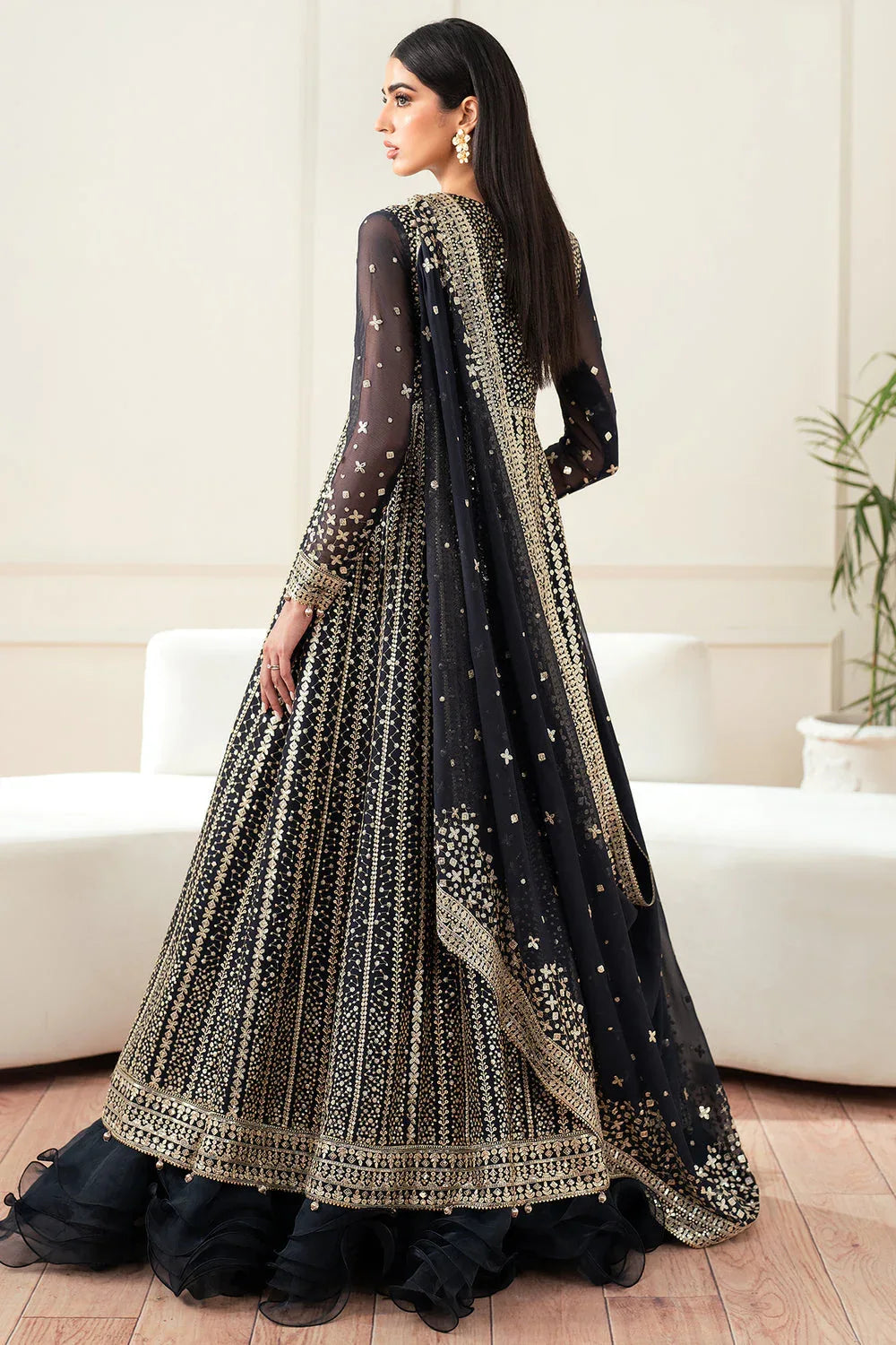 Farasha | Essence Formals 25 | Midnight Navy - Rang-e-Khaas