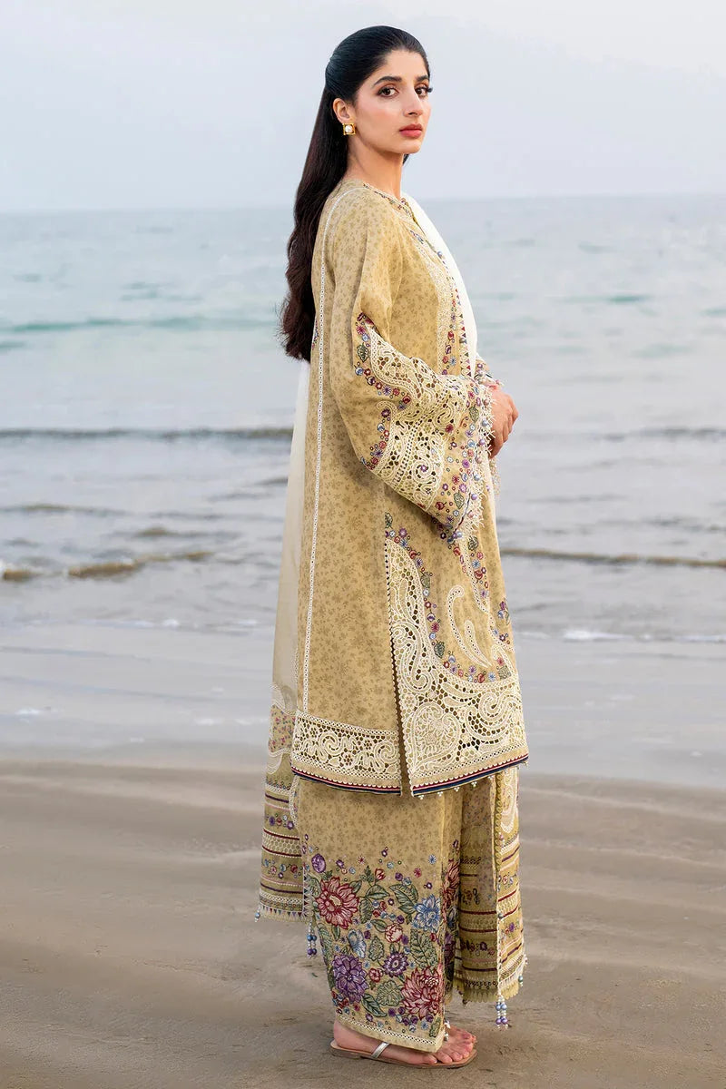 Jazmin | Shahkaar Luxury Lawn 25 | SL25-D4 - Rang-e-Khaas