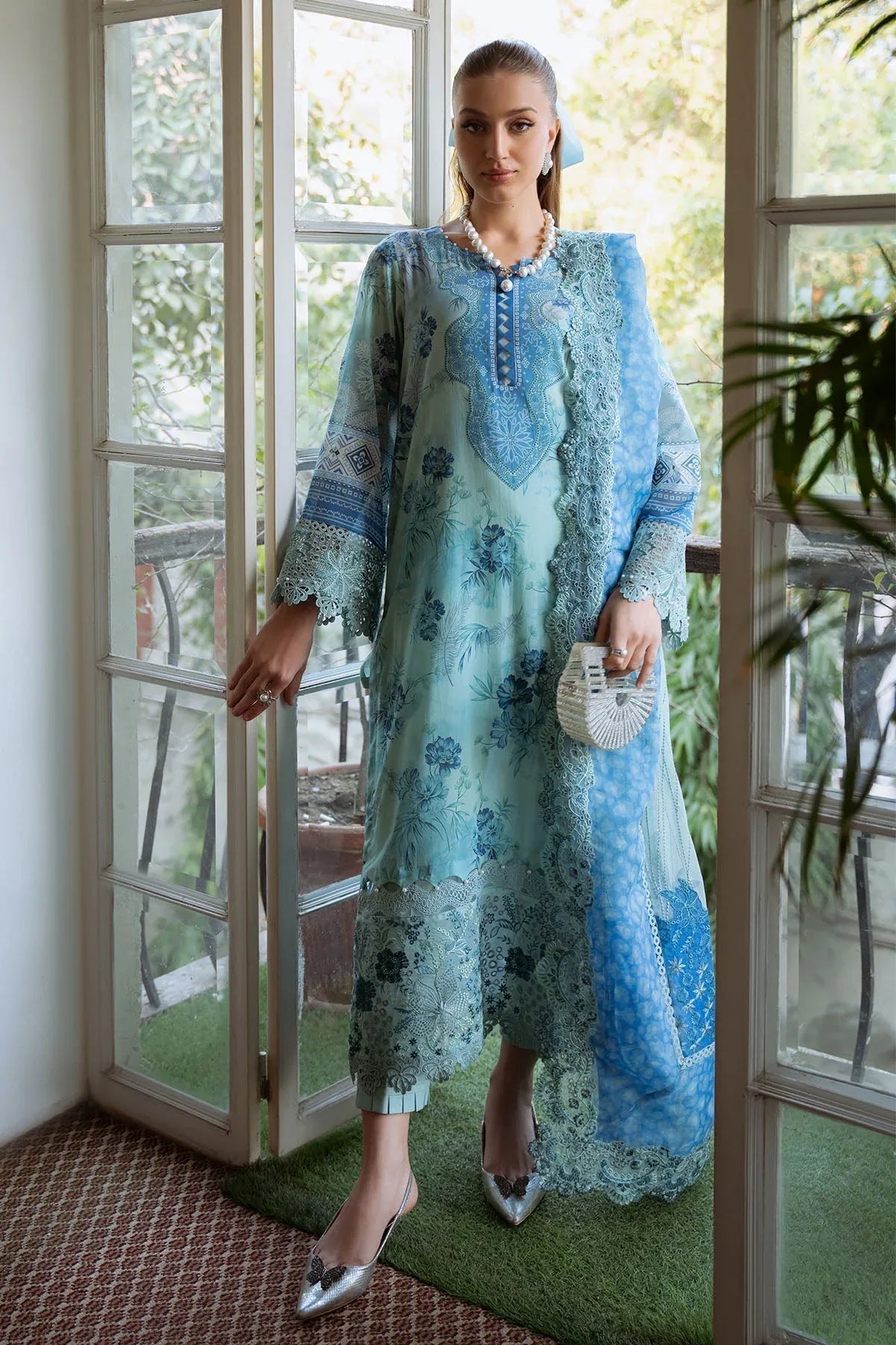 Nureh | Maya Swiss Lawn | NS-152 - Rang-e-Khaas