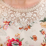 Farasha | Printed Essentials | Ivory Dusk