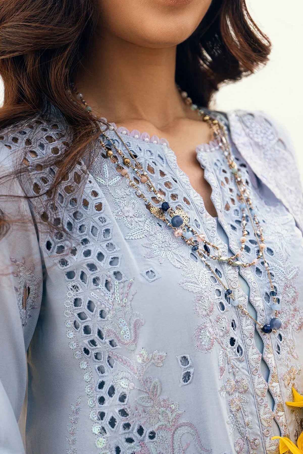 Nureh | Khuwab Luxury Lawn | NE-150 - Rang-e-Khaas