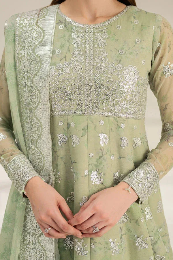 Farasha | Fiorella Formals | Sage Sparkle - Rang-e-Khaas