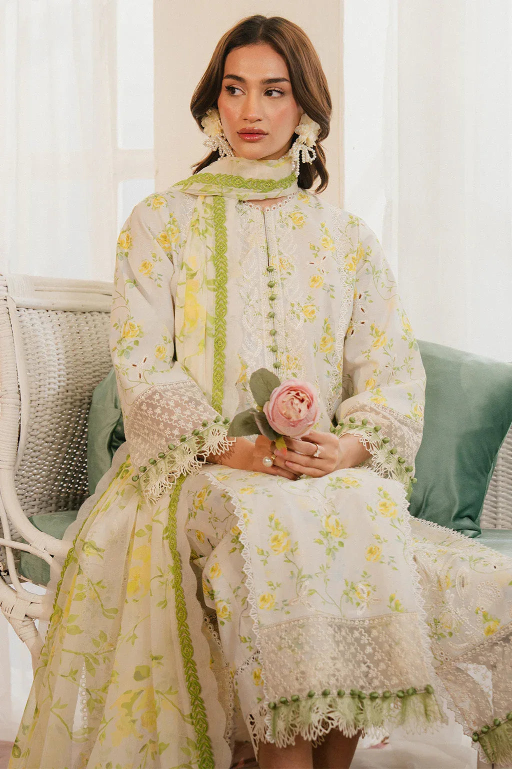 Ayzel | Armelia Printed Lawn 25 | Cyrilla - Rang-e-Khaas