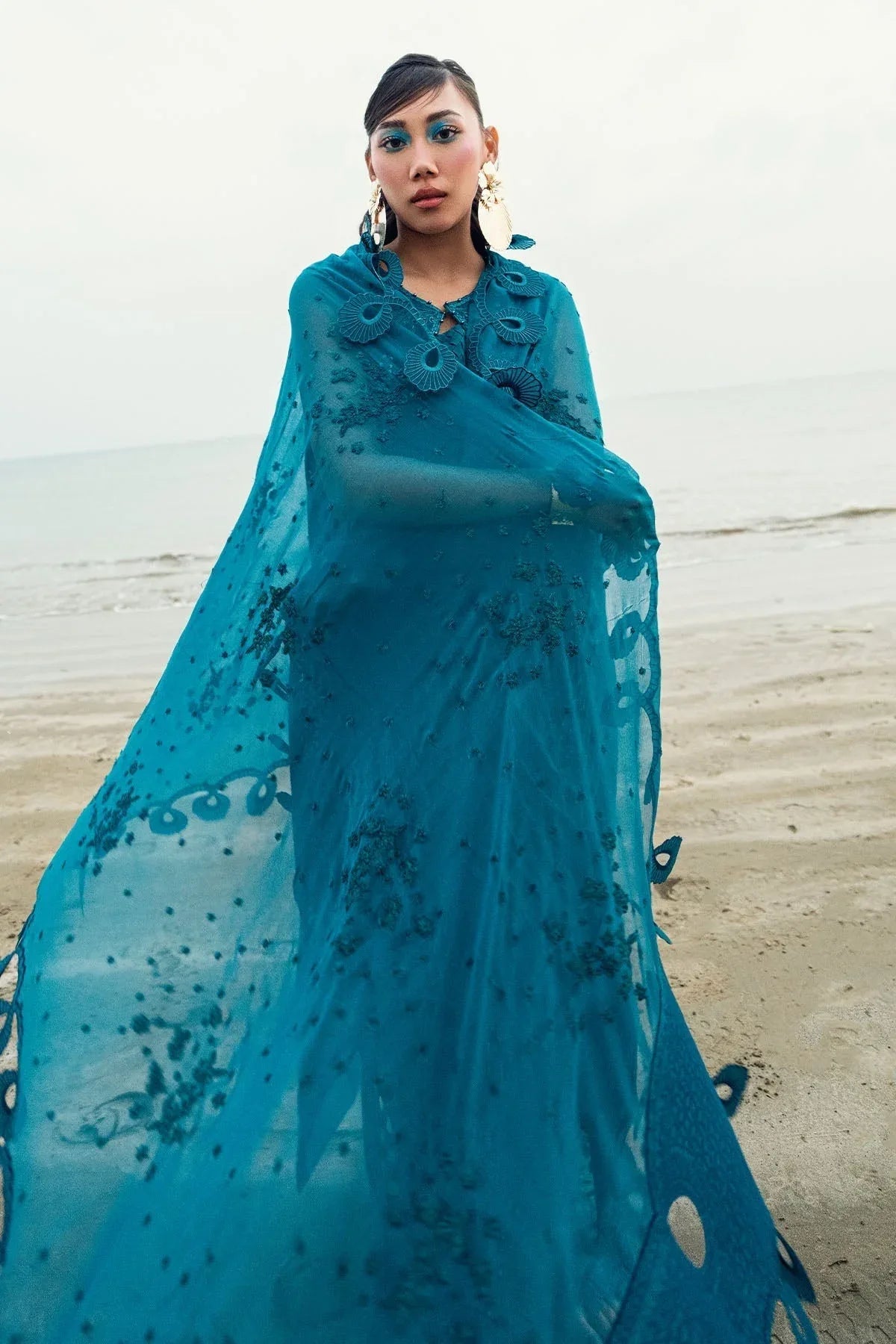 Nureh | Khuwab Luxury Lawn | NE-148 - Rang-e-Khaas