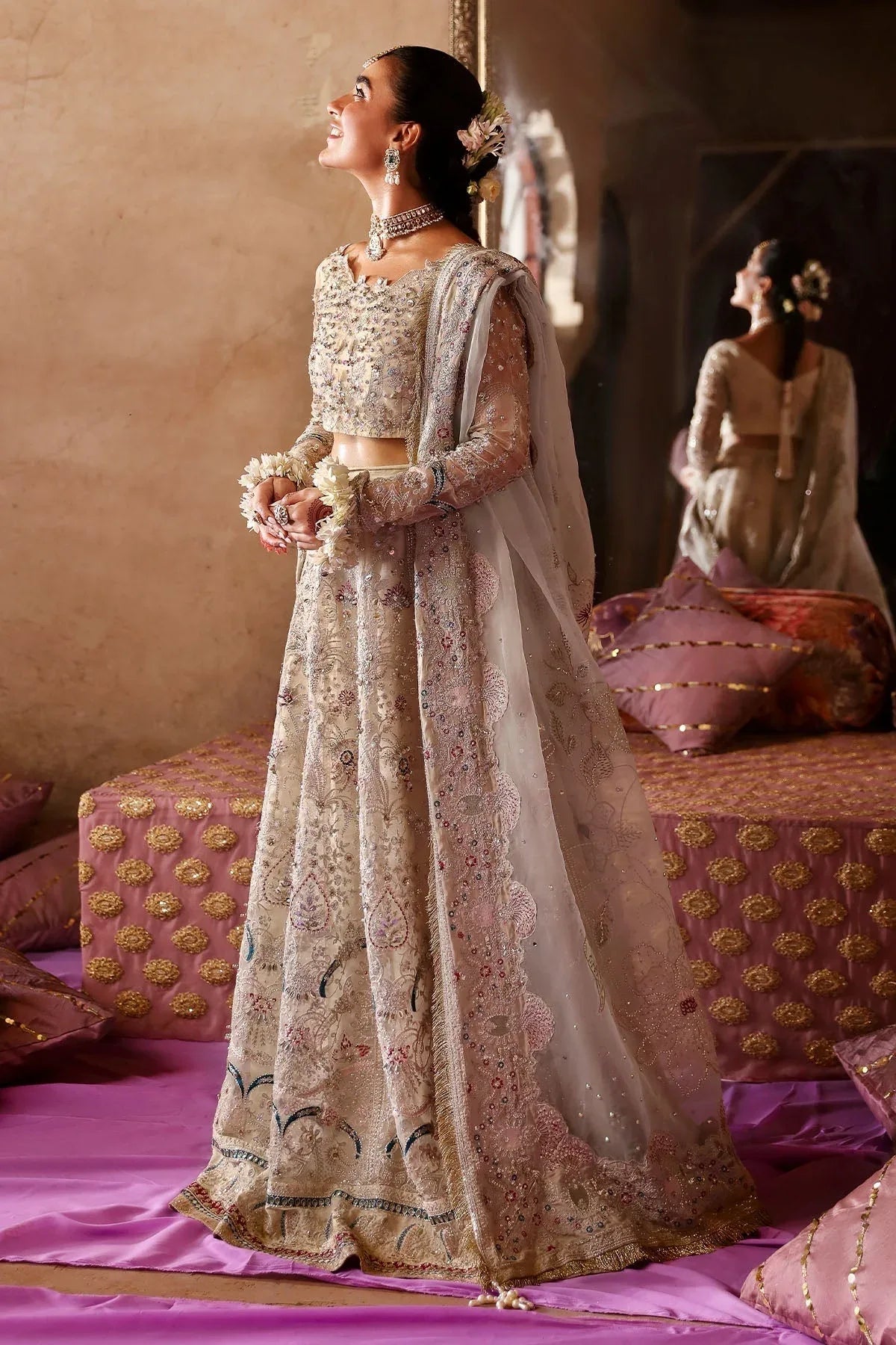 Nureh | Jhoomro Wedding Formals | NL-72 CHANDNI - Rang-e-Khaas