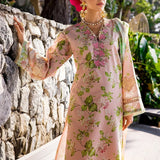 ELAF Signature Embroidered Lawn Unstitched 3Pc Suit ESL-05B DELIGHT DRAPE