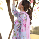 Elaf Premium | Prints Chikankari 24 | 04A OCEAN BLOSSOMS