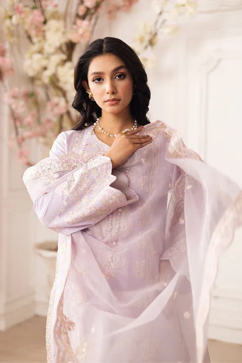 Maryum N Maria | Mira Luxury Lawn | BARAN - FS50097 - Rang-e-Khaas