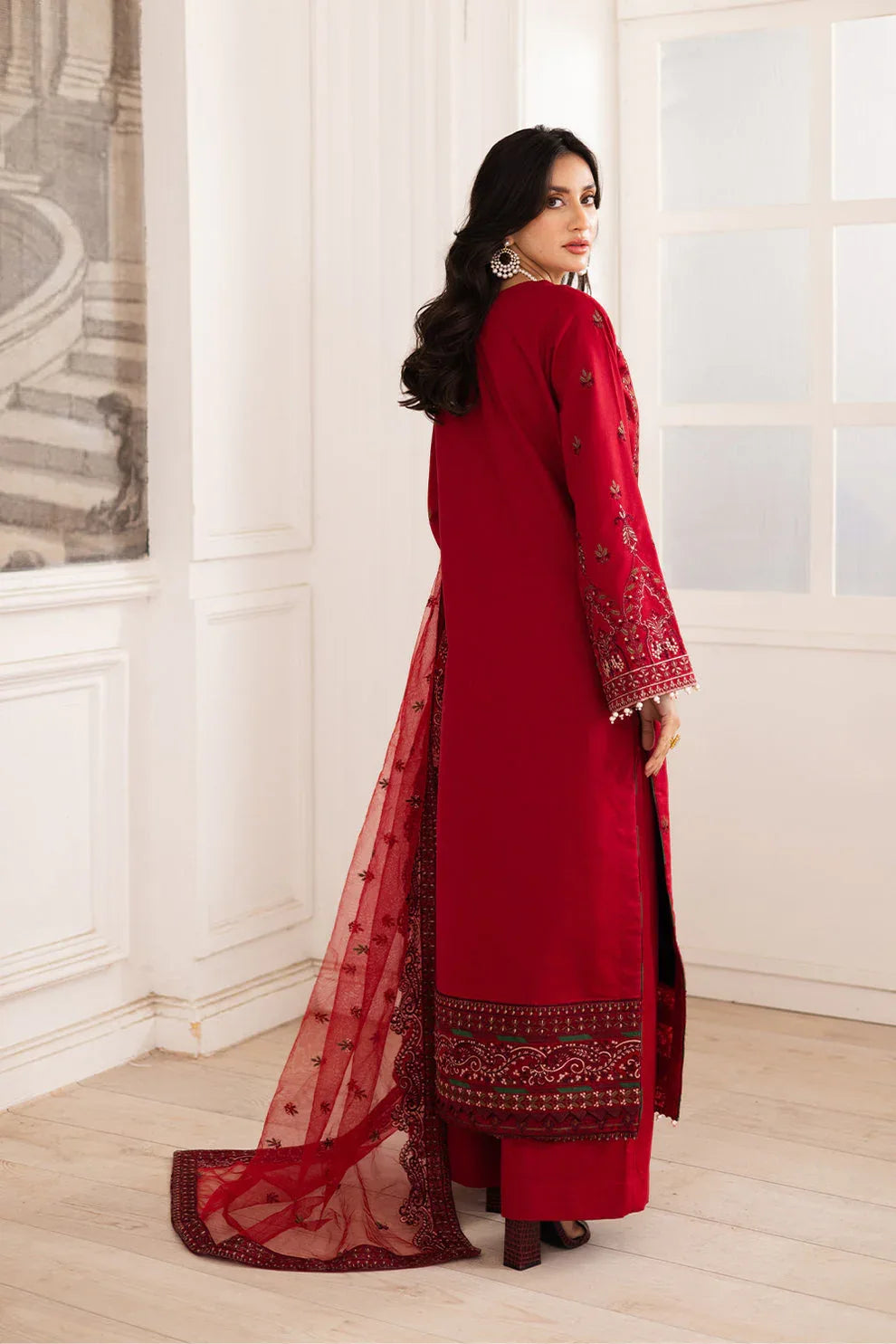 Maryum N Maria | Mira Luxury Lawn | GULMAR - FS50100 - Rang-e-Khaas