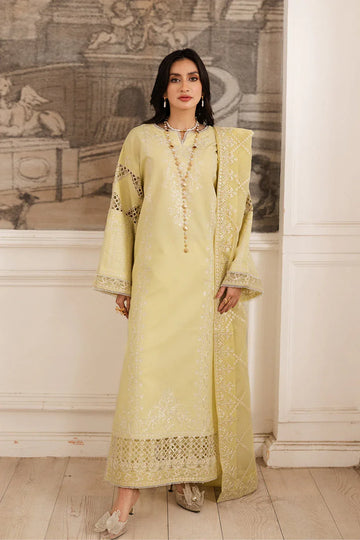 Maryum N Maria | Mira Luxury Lawn | HAYAT - FS50104 - Rang-e-Khaas