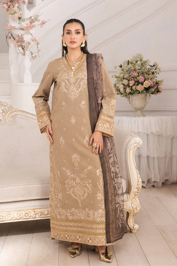 Maryum N Maria | Mira Luxury Lawn | LEYLA - FS50105 - Rang-e-Khaas