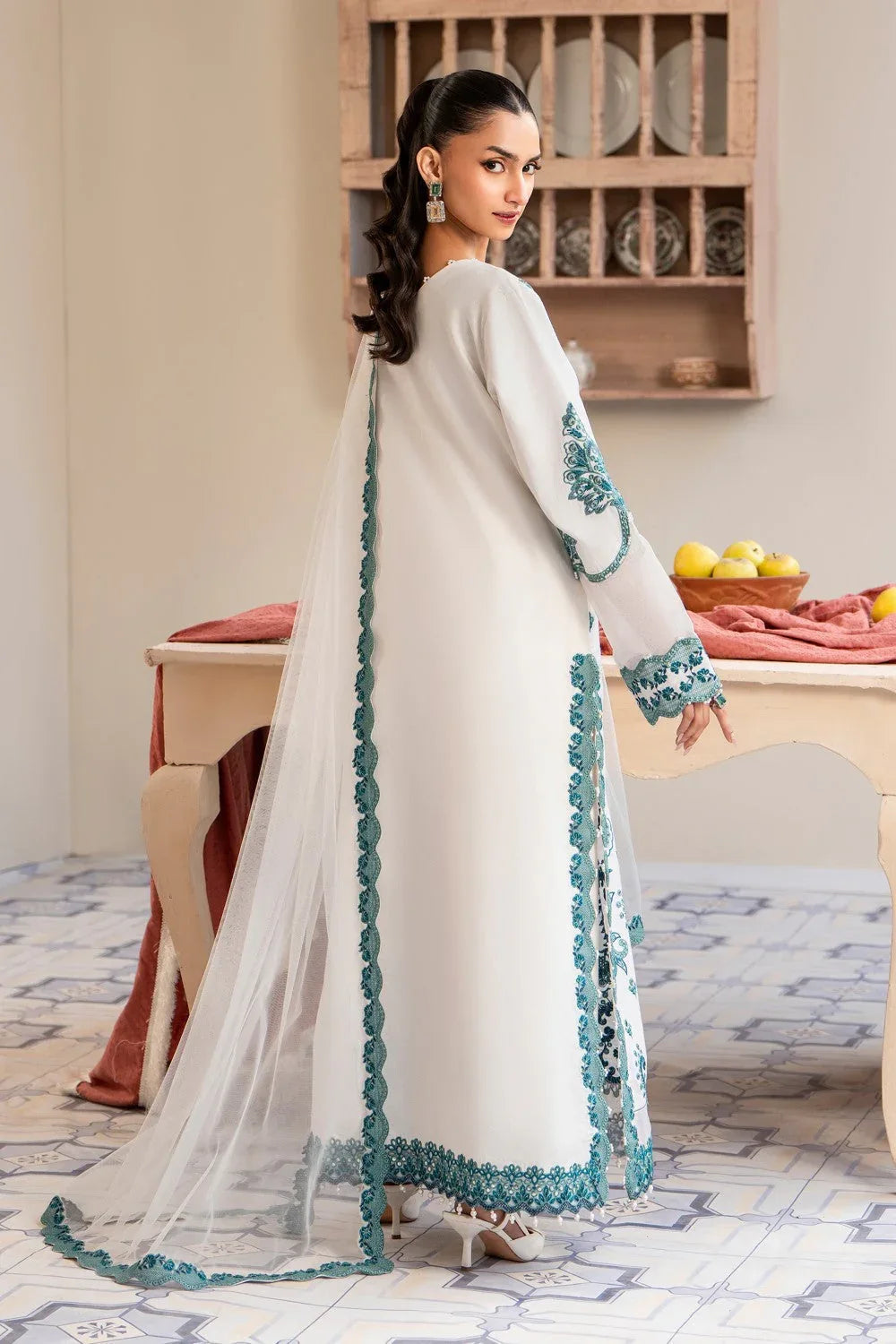 Maryum N Maria | Luxury Lawn 25 | ATOCHA - MS50107 - Rang-e-Khaas