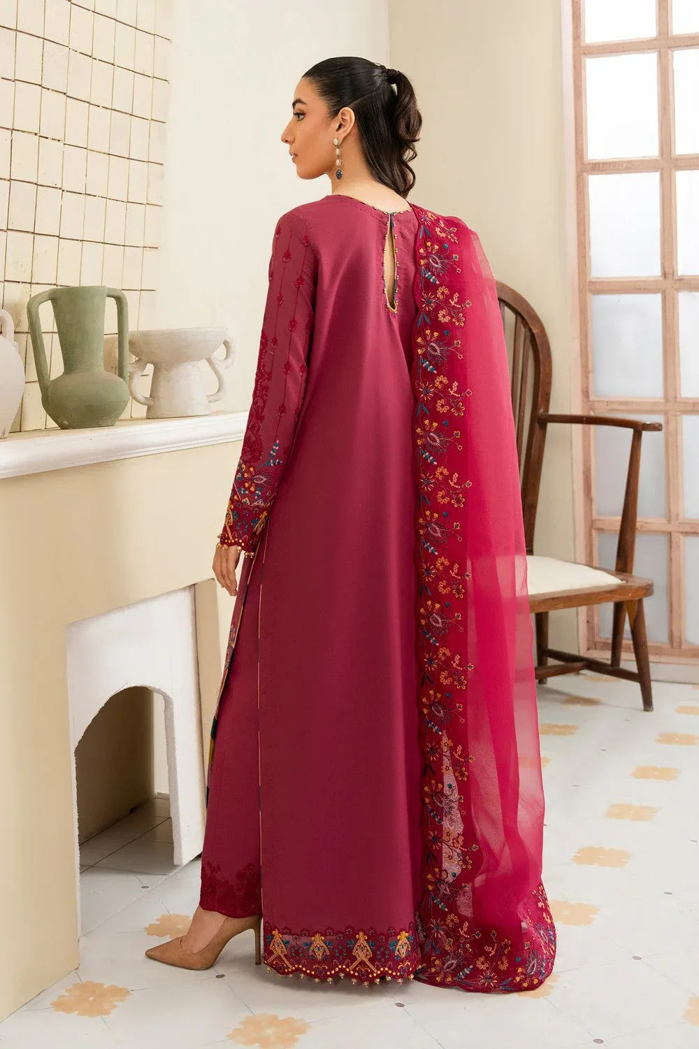 Maryum N Maria | Luxury Lawn 25 | AFINA - MS50108 - Rang-e-Khaas