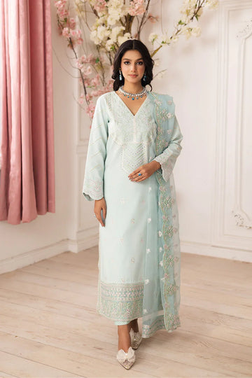 Maryum N Maria | Mira Luxury Lawn | ROBAB - FS50110 - Rang-e-Khaas