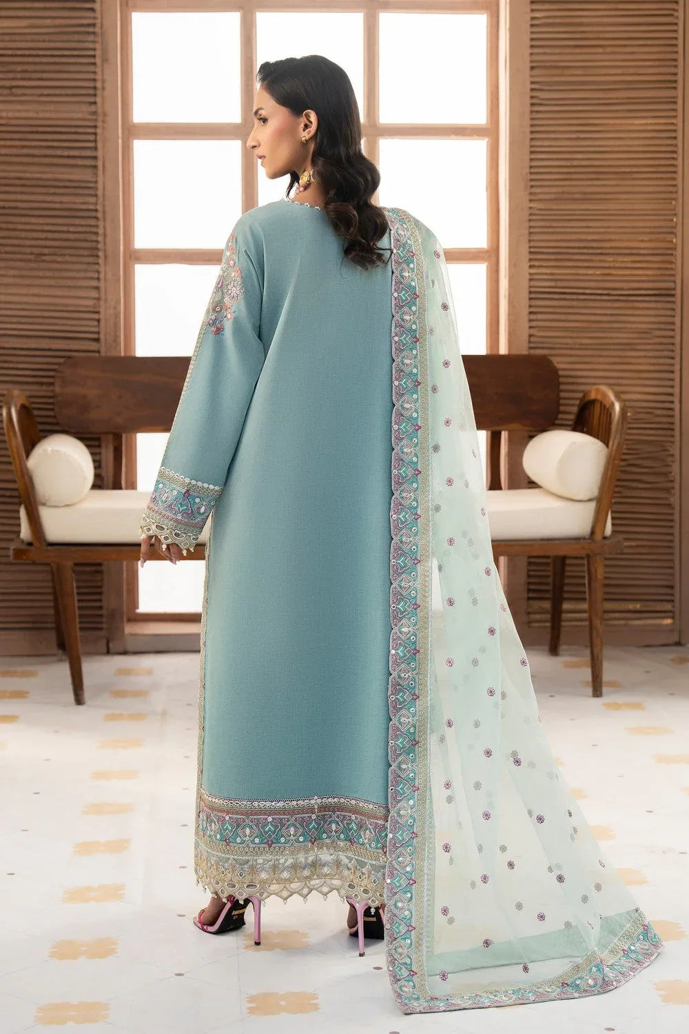 Maryum N Maria | Luxury Lawn 25 | AMANI - MS50110 - Rang-e-Khaas