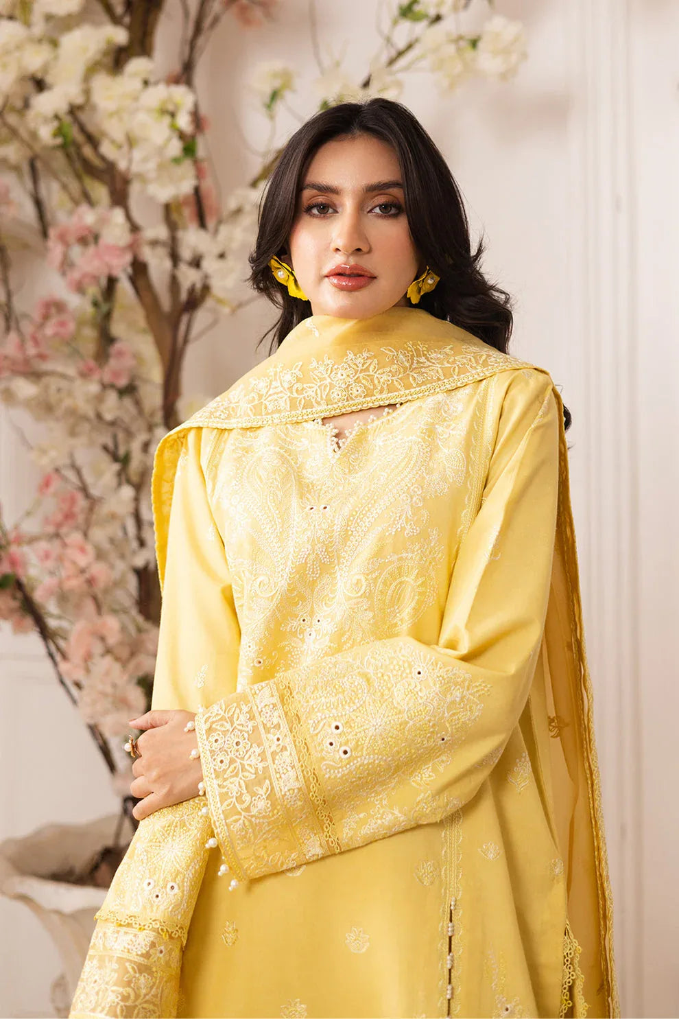 Maryum N Maria | Mira Luxury Lawn | MINA - FS50111 - Rang-e-Khaas