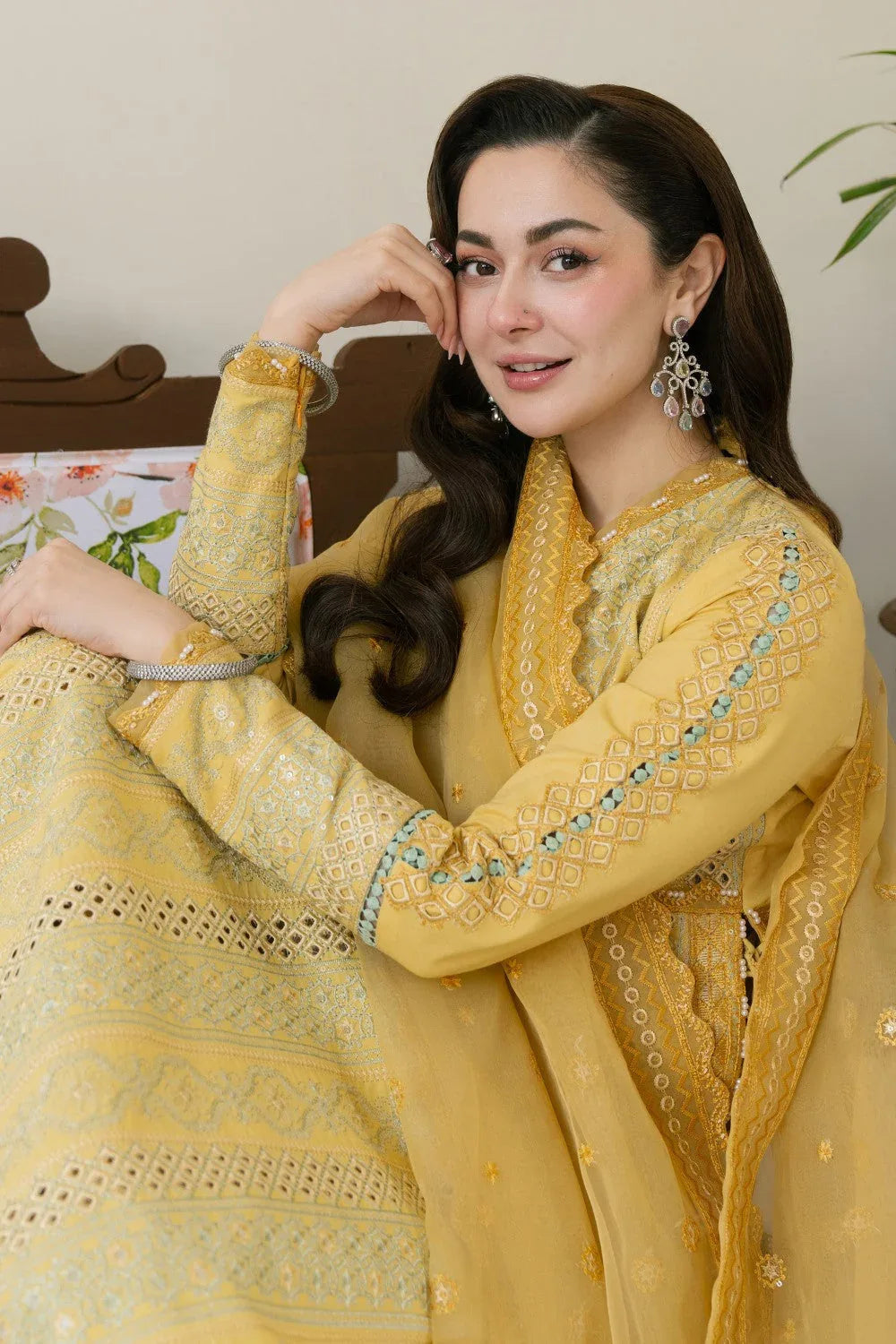 Maryum N Maria | Luxury Lawn 25 | AERIN - MS50111 - Rang-e-Khaas