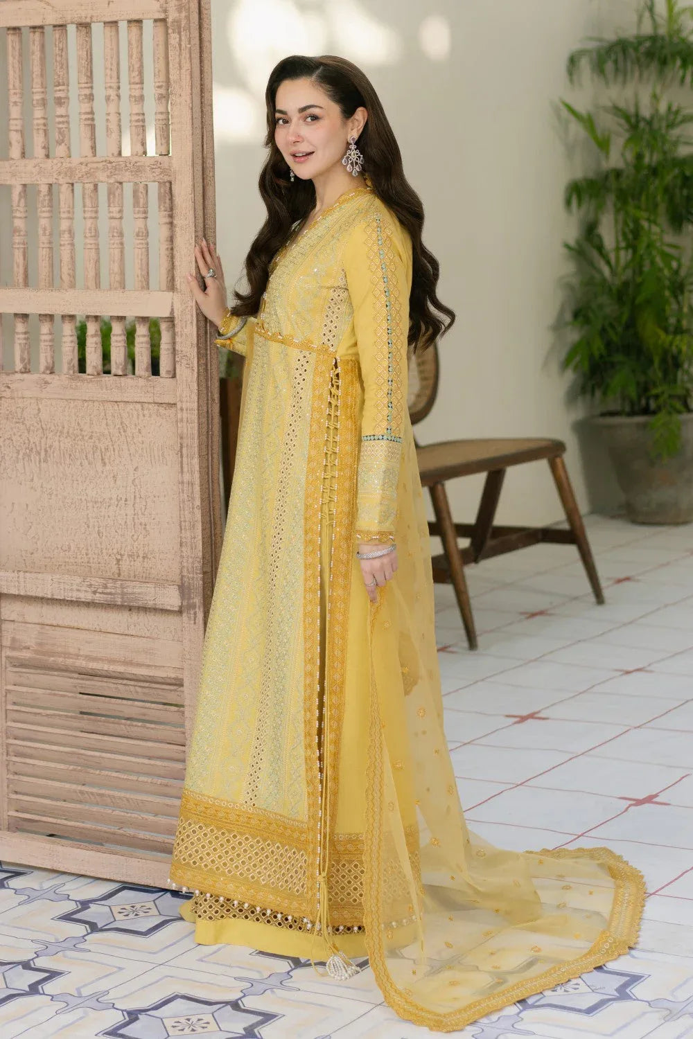 Maryum N Maria | Luxury Lawn 25 | AERIN - MS50111 - Rang-e-Khaas