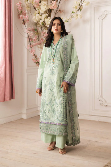 Maryum N Maria | Mira Luxury Lawn | ZINAT - FS50112 - Rang-e-Khaas