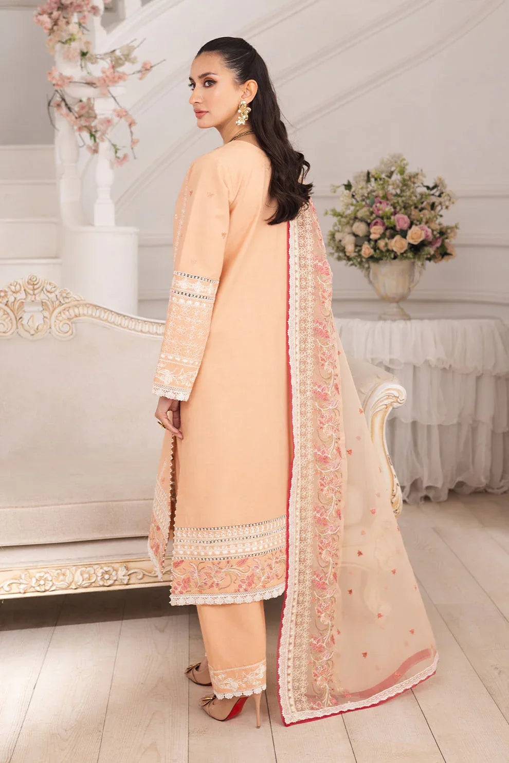 Maryum N Maria | Mira Luxury Lawn | SIMIN - FS50113 - Rang-e-Khaas