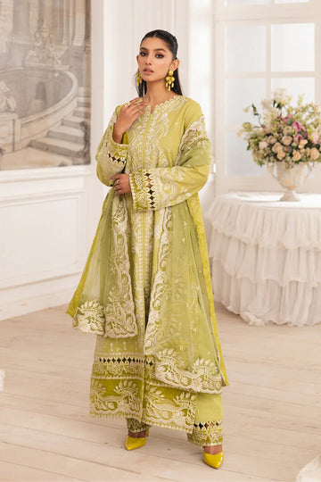 Maryum N Maria | Mira Luxury Lawn | MOZHDEH - FS50115 - Rang-e-Khaas