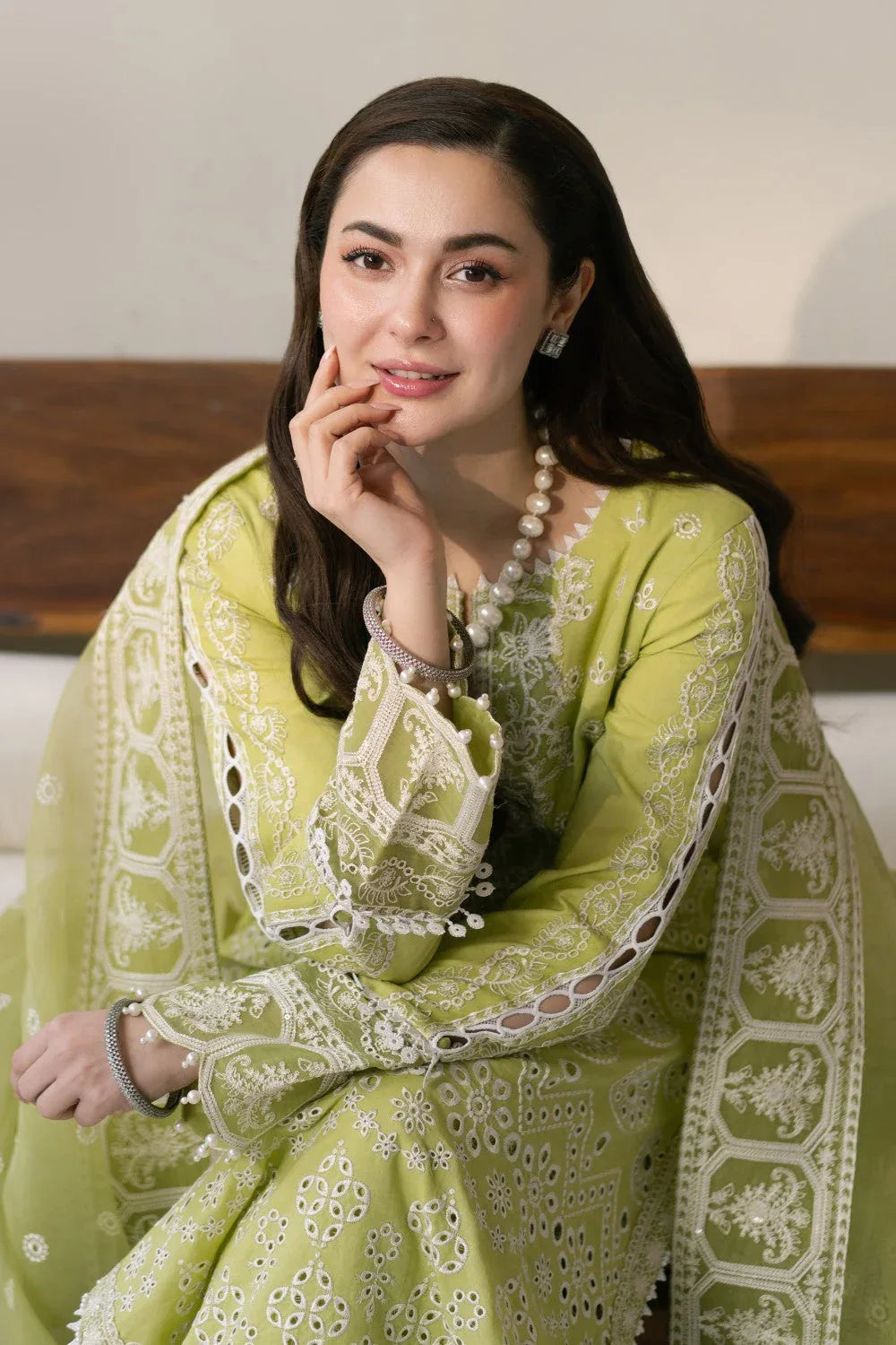 Maryum N Maria | Luxury Lawn 25 | ALIYA - MS50117 - Rang-e-Khaas