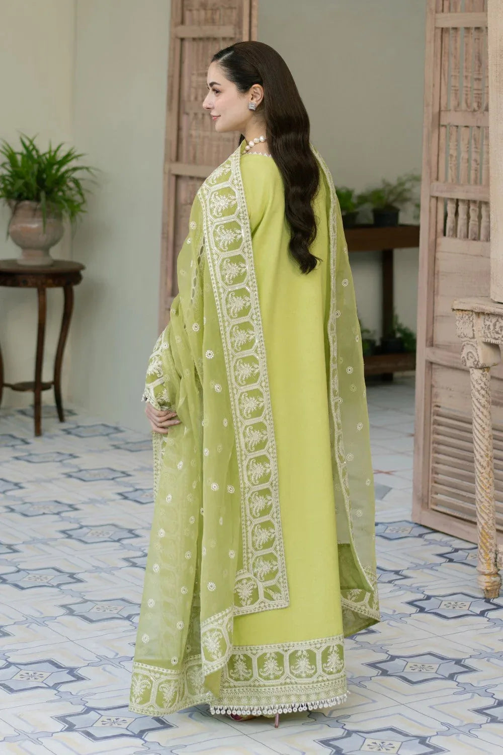 Maryum N Maria | Luxury Lawn 25 | ALIYA - MS50117 - Rang-e-Khaas