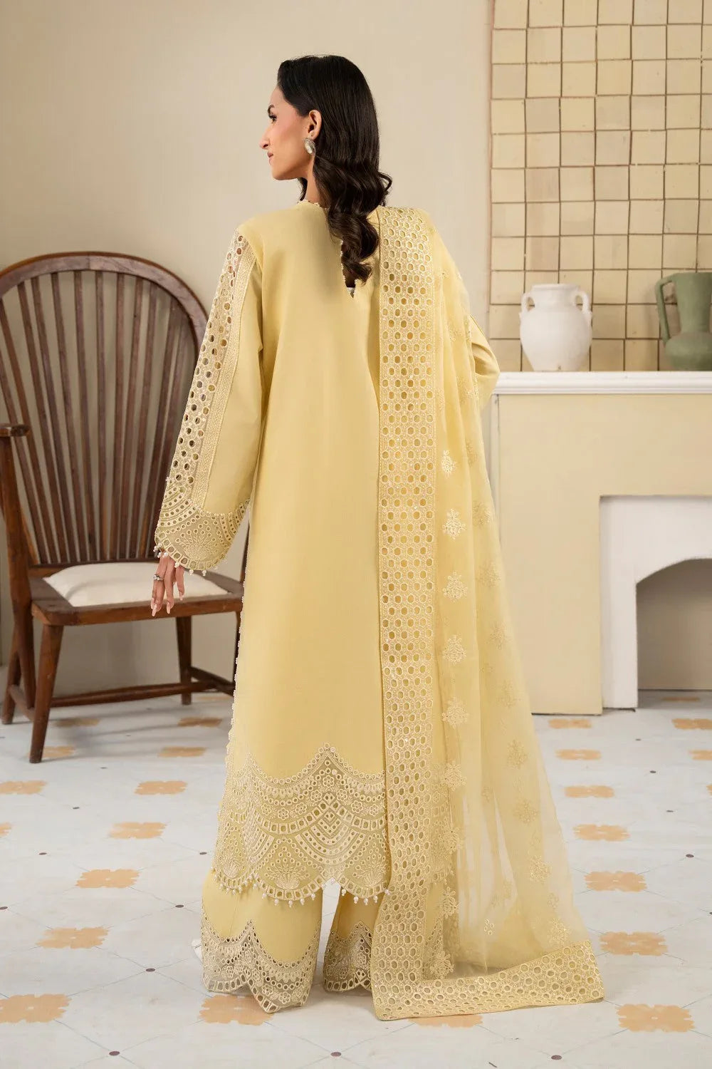 Maryum N Maria | Luxury Lawn 25 | ALZENA - MS50121 - Rang-e-Khaas