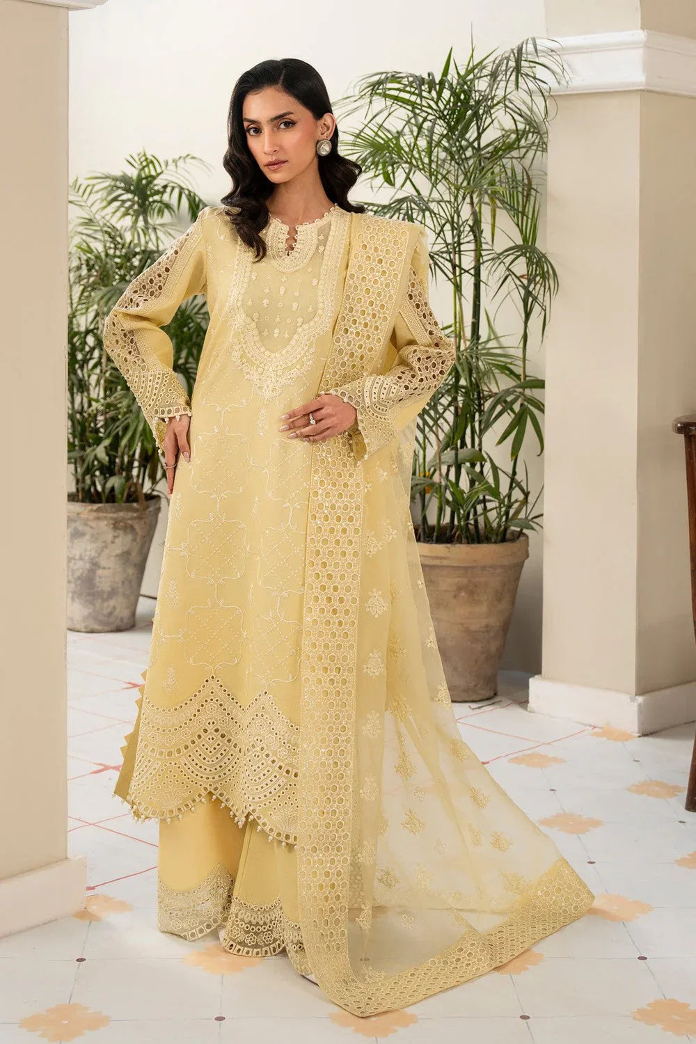 Maryum N Maria | Luxury Lawn 25 | ALZENA - MS50121 - Rang-e-Khaas