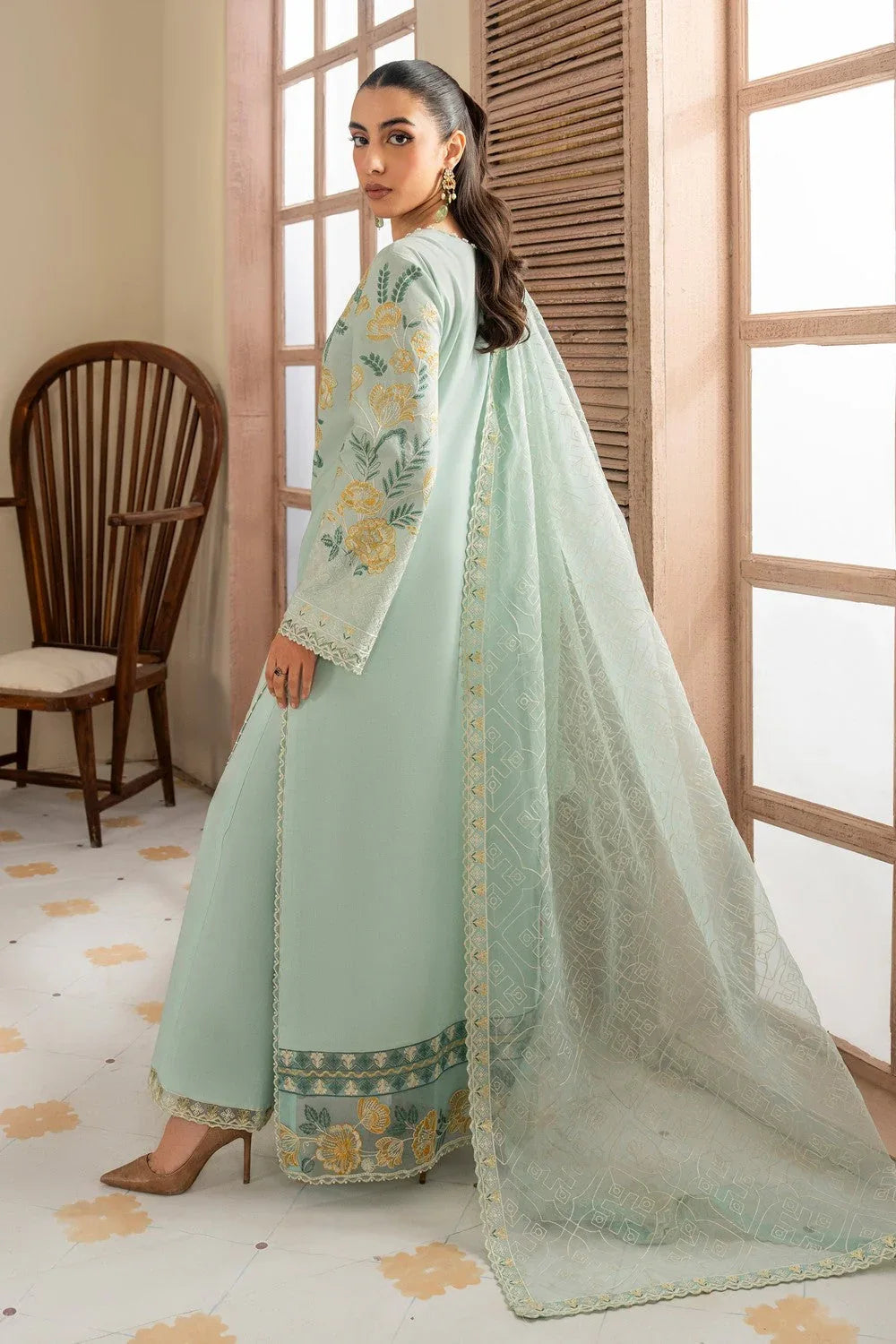 Maryum N Maria | Luxury Lawn 25 | ALAIA - MS50122 - Rang-e-Khaas