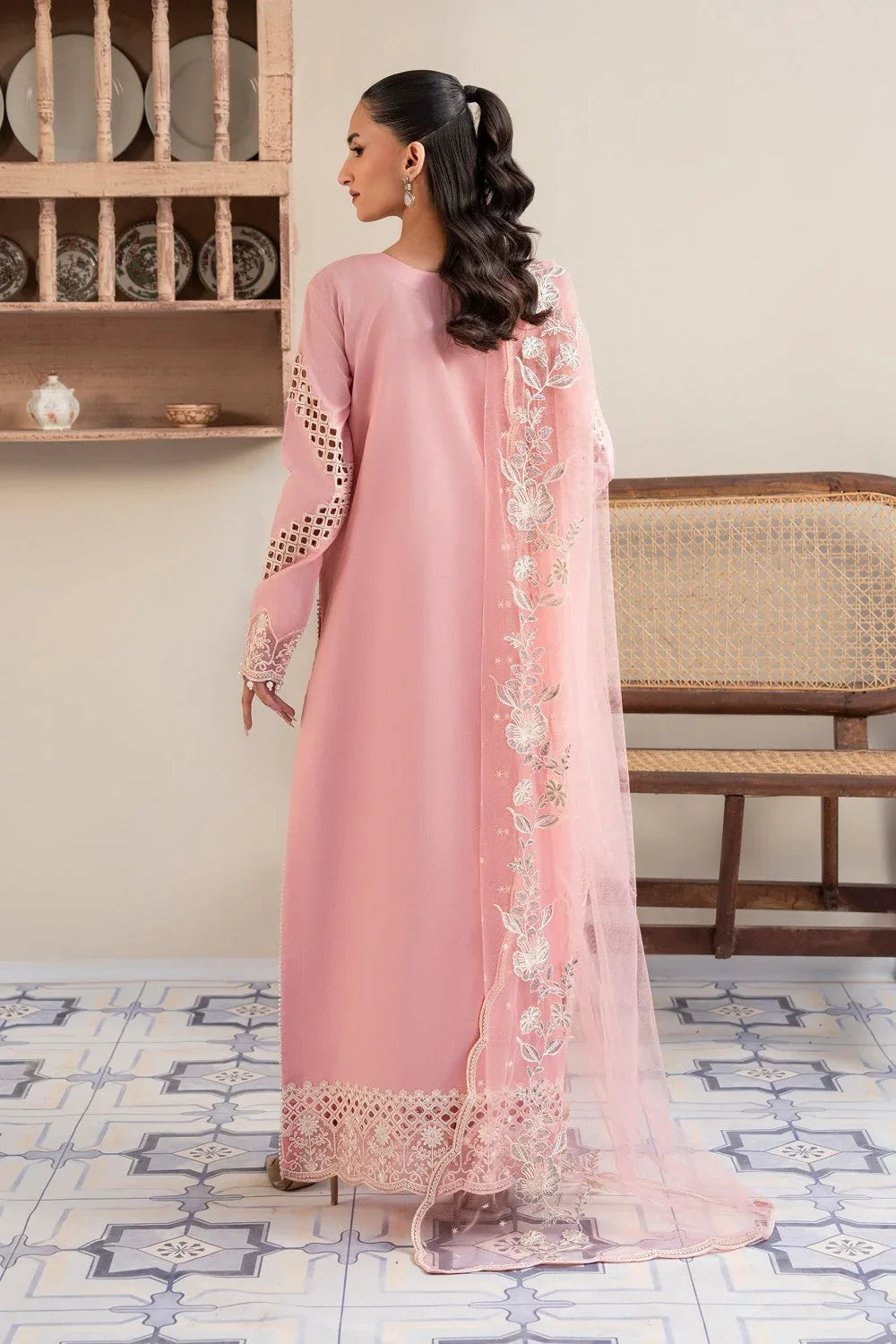 Maryum N Maria | Luxury Lawn 25 | AHLAM - MS50123 - Rang-e-Khaas