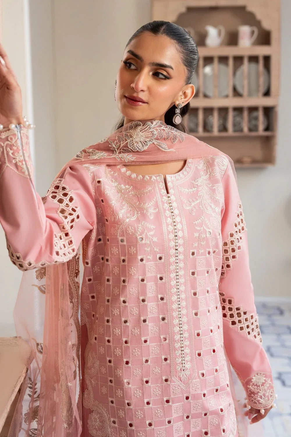 Maryum N Maria | Luxury Lawn 25 | AHLAM - MS50123 - Rang-e-Khaas