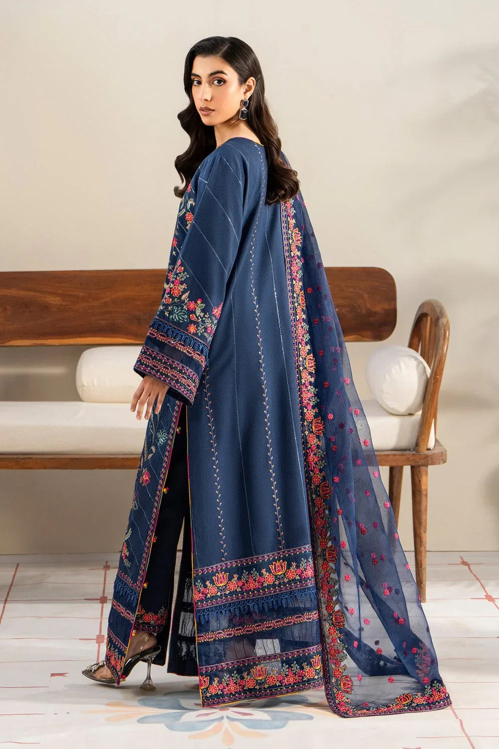 Maryum N Maria | Luxury Lawn 25 | ARAYA - MS50124 - Rang-e-Khaas