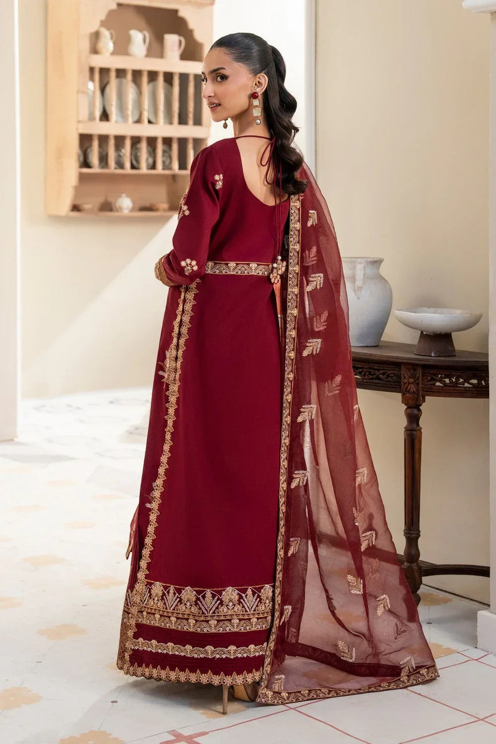 Maryum N Maria | Luxury Lawn 25 | ALAA - MS50125 - Rang-e-Khaas