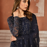 Iznik | Chiffonkari Formals | ICK-07 Embroidered Chiffon