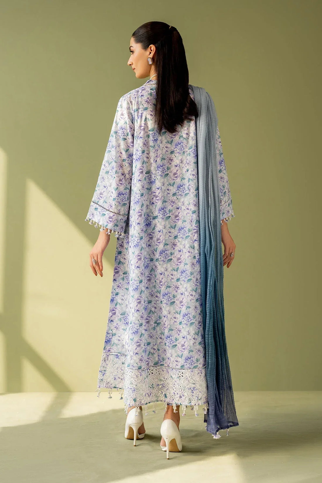 Baroque | Eid Printique | EMBROIDERED PRINTED LAWN UF-4167 - Rang-e-Khaas