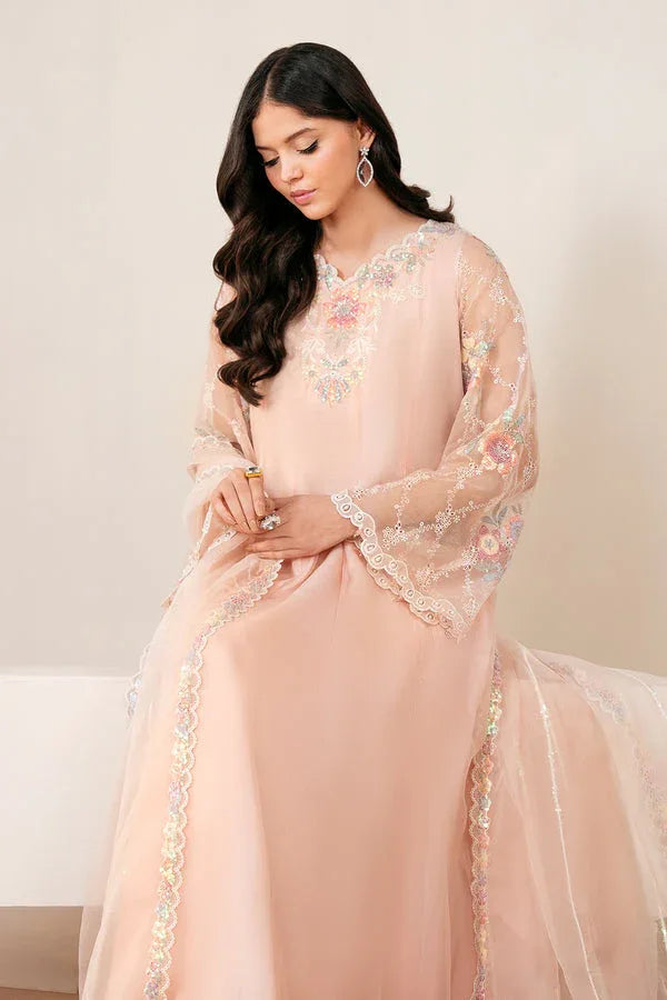 Baroque | Luxury Pret 25 | EMBROIDERED CHIFFON PR-1054 - Rang-e-Khaas